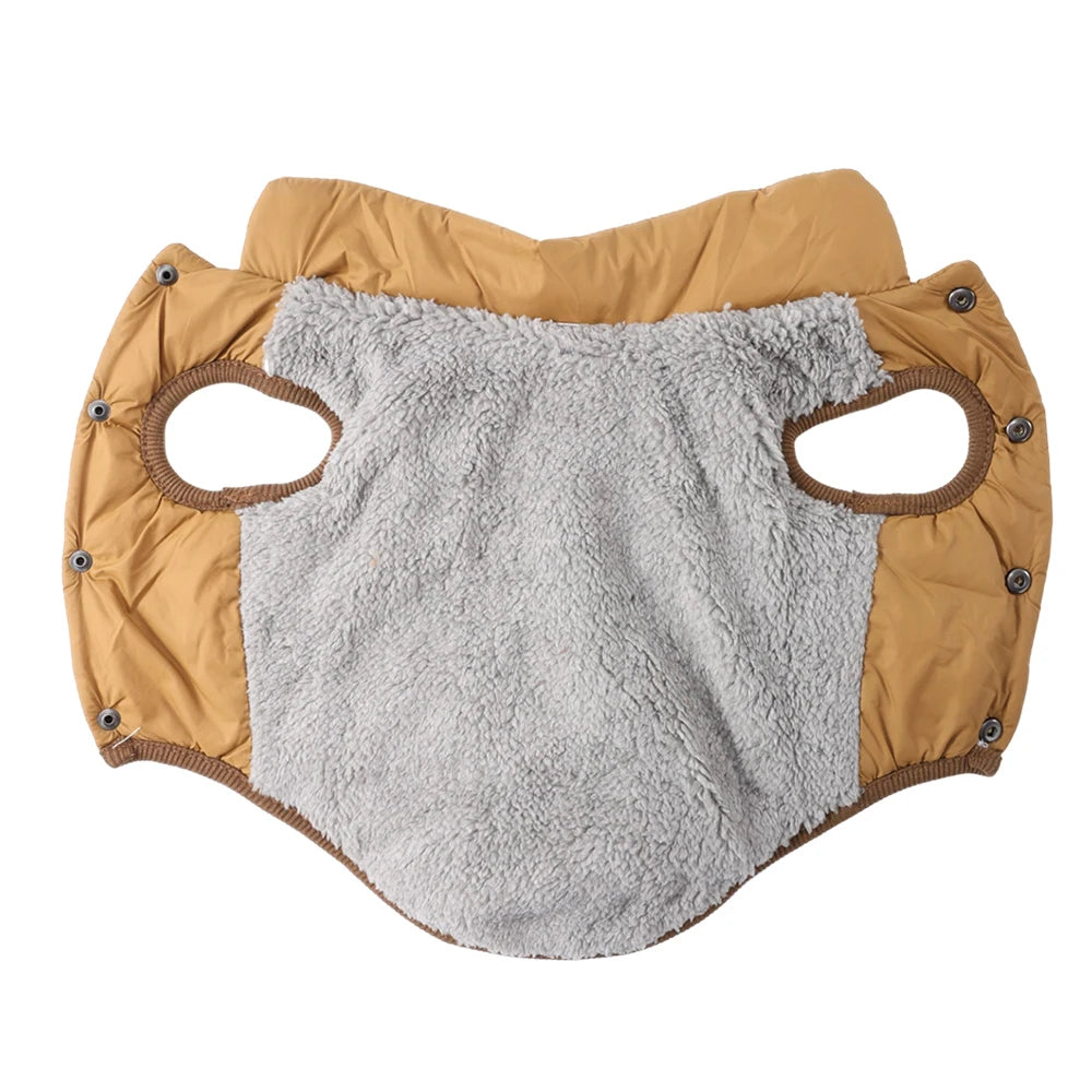 Waterproof Fleece Dog Jumpsuit – Hooded & Lined | PuppyPaw™