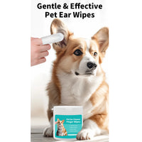 Pet Ear Cleaning Wipes – Fingertip Ear Mite Pads | PuppyPaw™