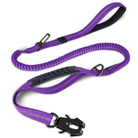 Heavy Duty Bungee Dog Leash – Double Handle | PuppyPaw™
