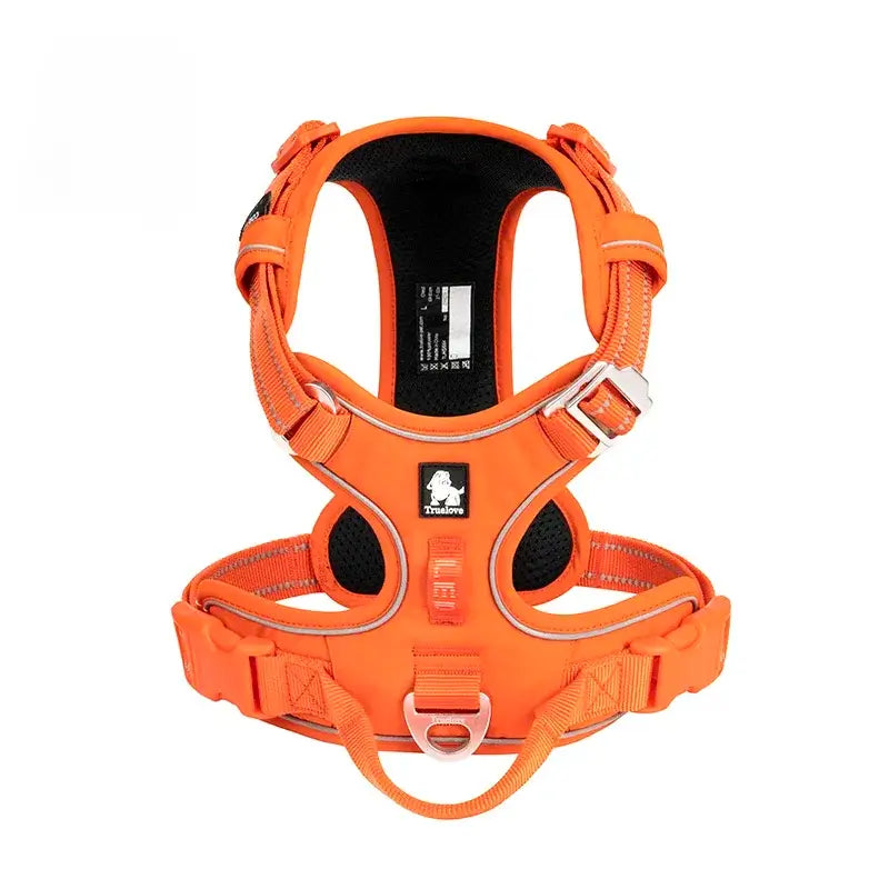 No-Pull Reflective Dog Harness – Back Handle | PuppyPaw™