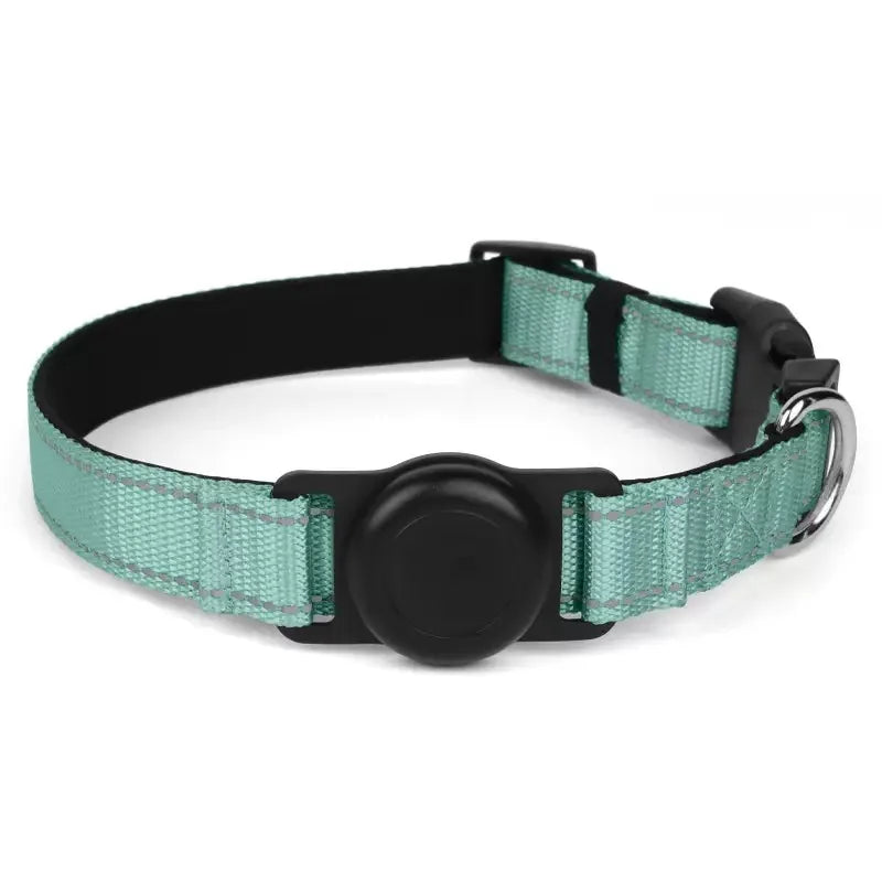Reflective Dog Collar – Built-In AirTag Slot | PuppyPaw™