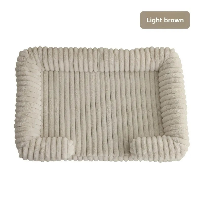 Calming Orthopedic Memory Foam Dog Bed – Bolster | PuppyPaw™