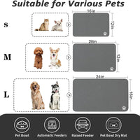 Absorbent Pet Feeding Mat – Quick Dry Non-Slip | PuppyPaw™