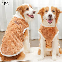 Flannel Dog Coat – Cotton Fleece Pullover | PuppyPaw™