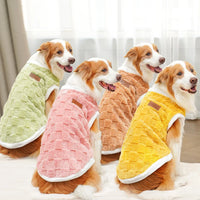 Flannel Dog Coat – Cotton Fleece Pullover | PuppyPaw™