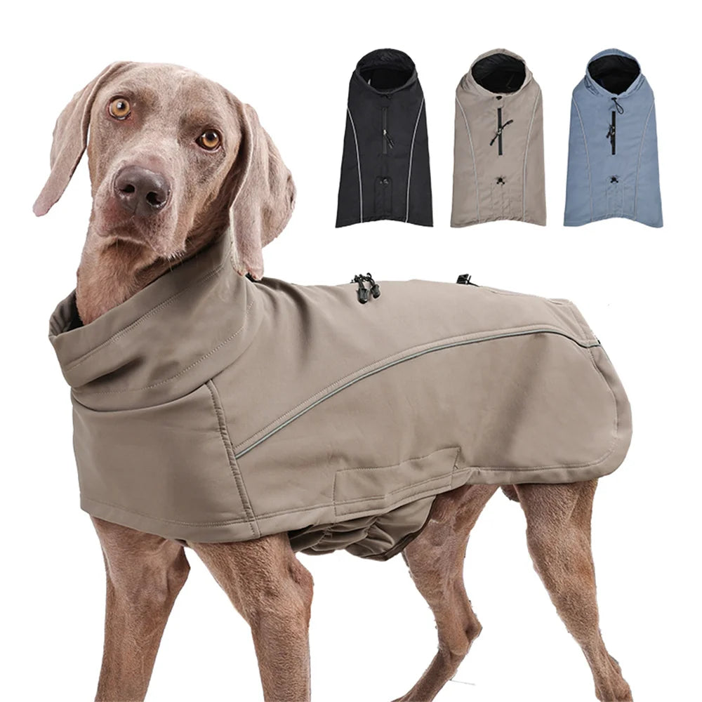Waterproof Dog Jacket – Soft-Shell Fleece Lined | PuppyPaw™