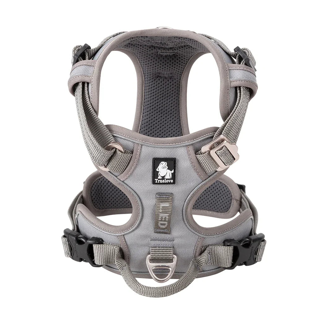 No-Pull Reflective Dog Harness – Back Handle | PuppyPaw™