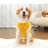 Flannel Dog Coat – Cotton Fleece Pullover | PuppyPaw™