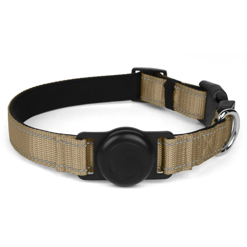 Reflective Dog Collar – Built-In AirTag Slot | PuppyPaw™