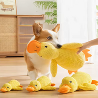 Plush Duck Dog Toy – Soft Squeaky Comfort | PuppyPaw™