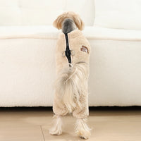 Full-Coverage Fleece Dog Jacket – Zip & D-Ring | PuppyPaw™