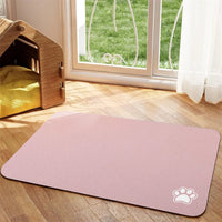 Absorbent Pet Feeding Mat – Quick Dry Non-Slip | PuppyPaw™