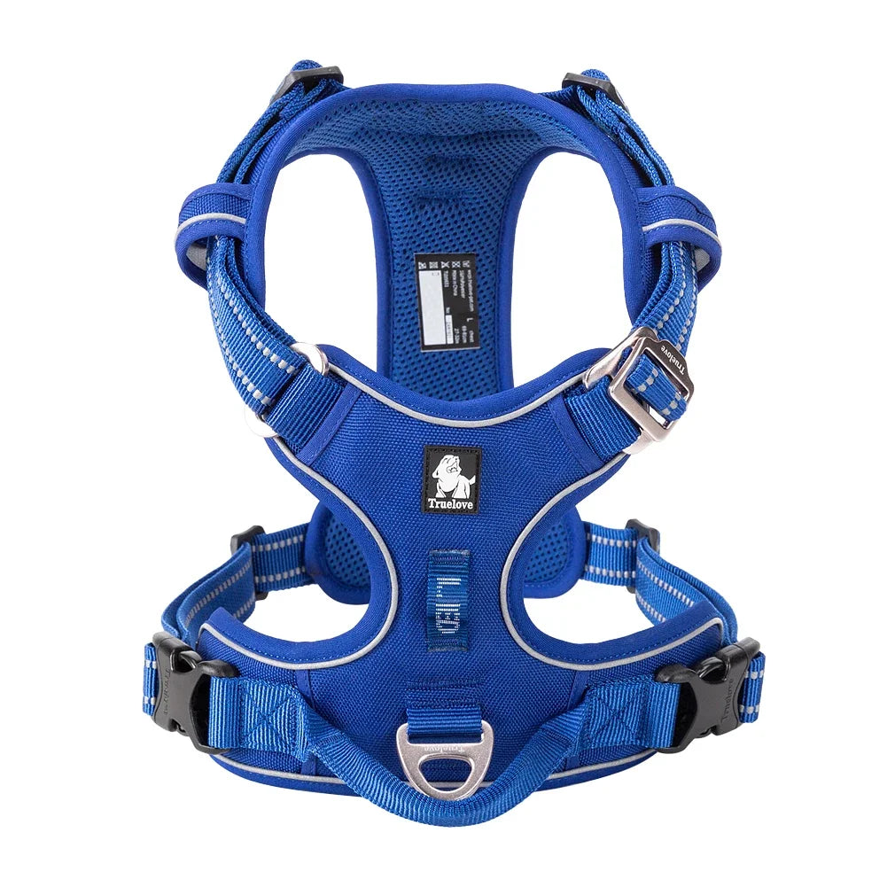 No-Pull Reflective Dog Harness – Back Handle | PuppyPaw™