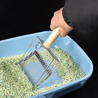 Stainless Steel Cat Litter Scoop – 2-in-1 Mesh | PuppyPaw™