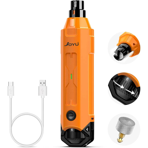 Pet Nail Grinder – 6-Speed Quiet Rechargeable | PuppyPaw™