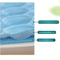 Cooling Ice Silk Pet Mat – Summer Sleeping Pad | PuppyPaw™