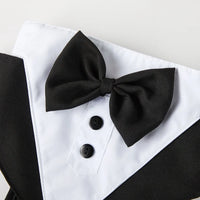 Dog Tuxedo Suit – Formal Wear with Bowtie | PuppyPaw™
