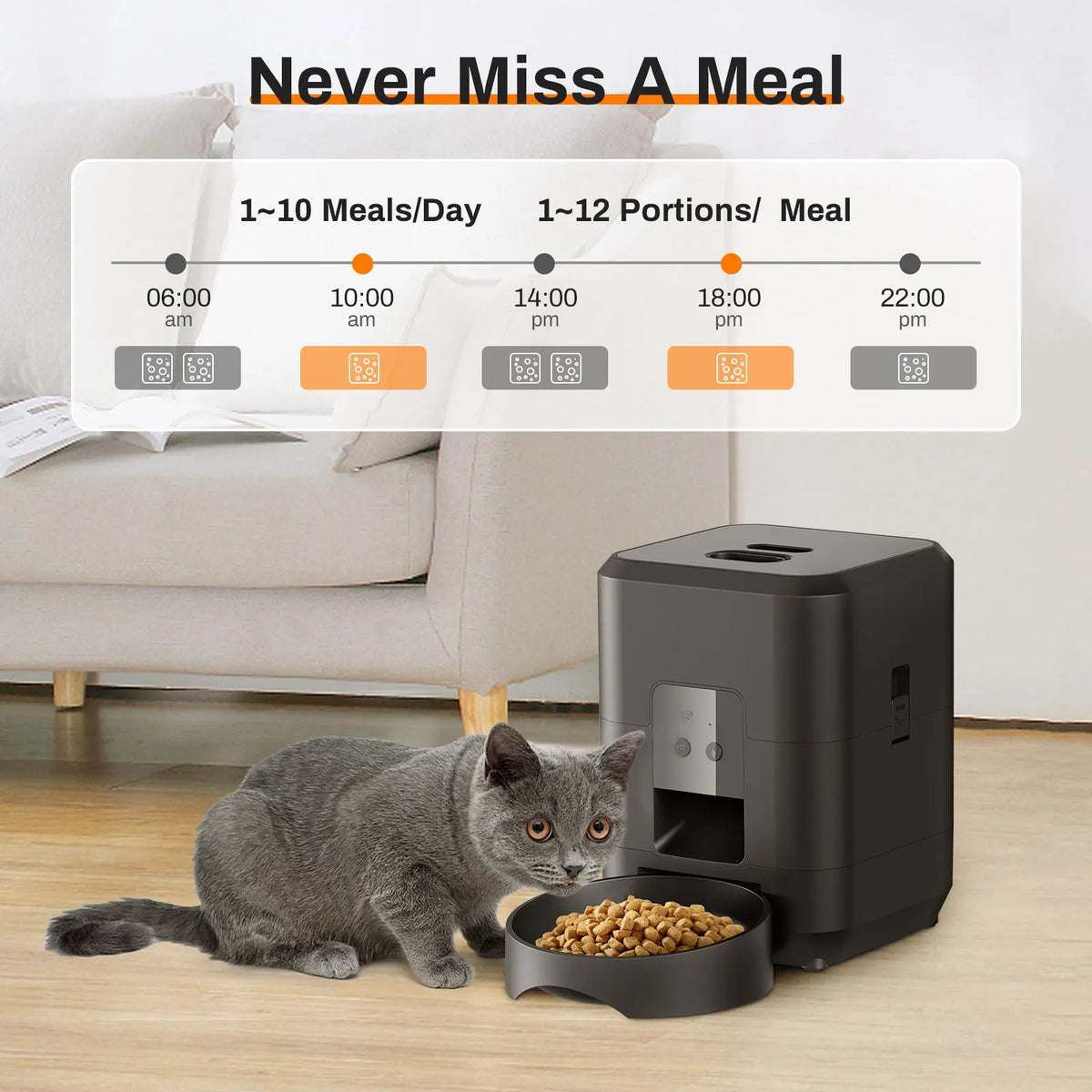 Smart Automatic Timed Pet Feeder | PuppyPaw™