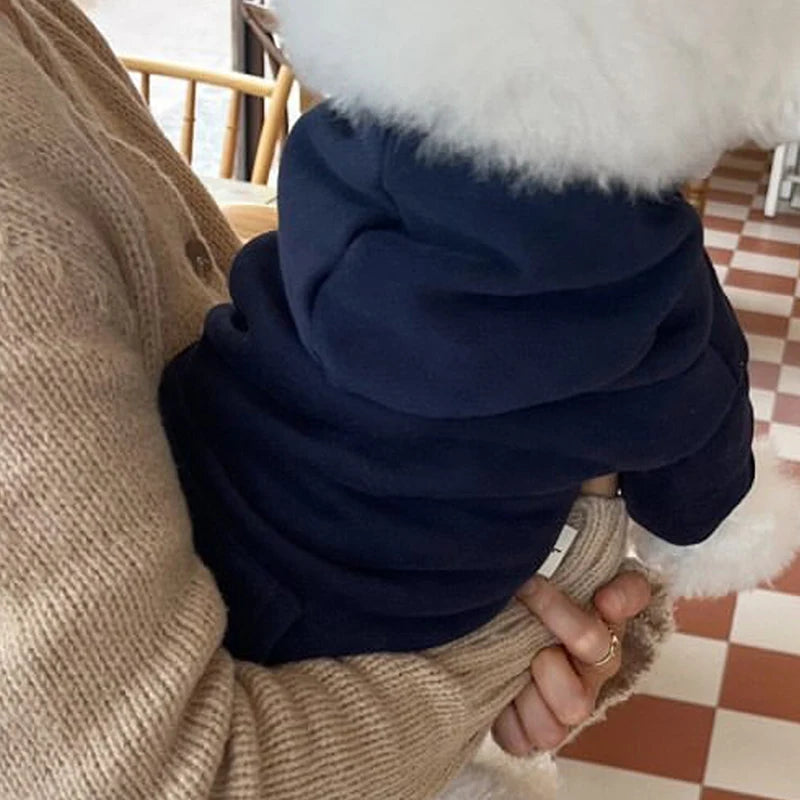 Soft Fleece Dog Hoodie – Zip-Up Pullover | PuppyPaw™