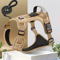 Tactical Dog Harness & Leash Set – AirTag Holder | PuppyPaw™