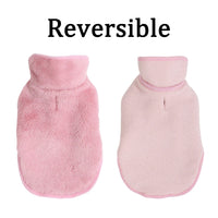 Reversible Fleece Cat Jacket – High Neck | PuppyPaw™