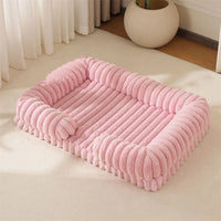 Calming Orthopedic Memory Foam Dog Bed – Bolster | PuppyPaw™
