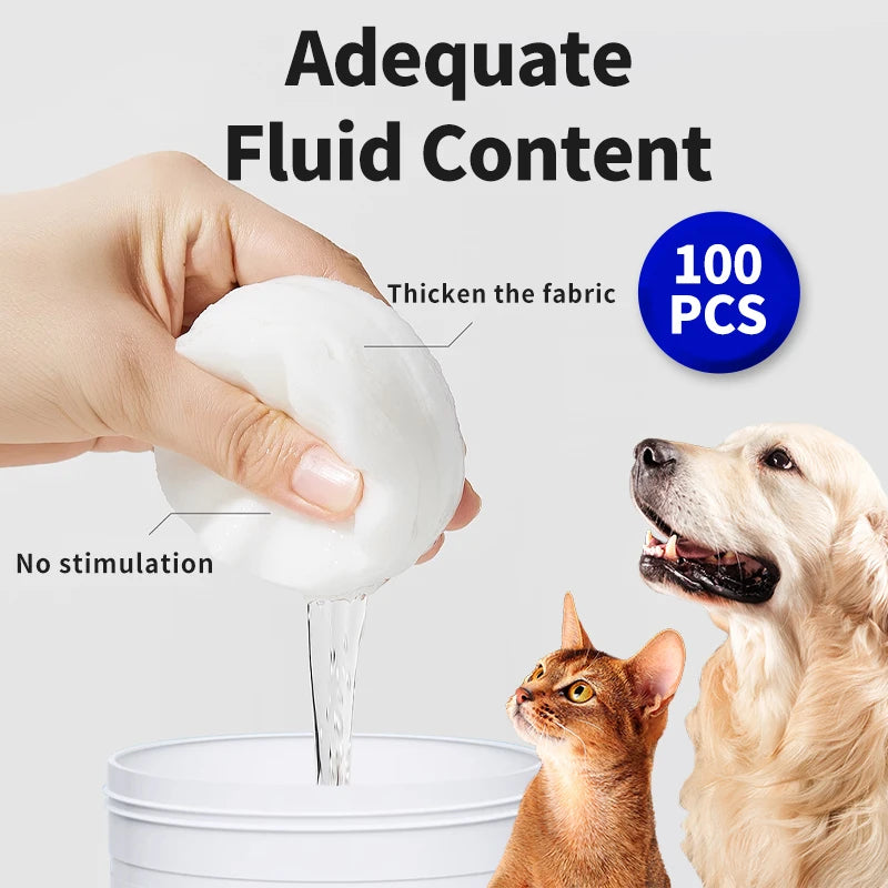 Pet Eye Cleaning Wipes – Tear Stain Removal Pads | PuppyPaw™