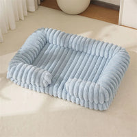 Calming Orthopedic Memory Foam Dog Bed – Bolster | PuppyPaw™