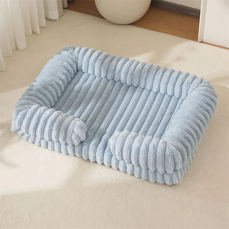 Calming Orthopedic Memory Foam Dog Bed – Bolster | PuppyPaw™
