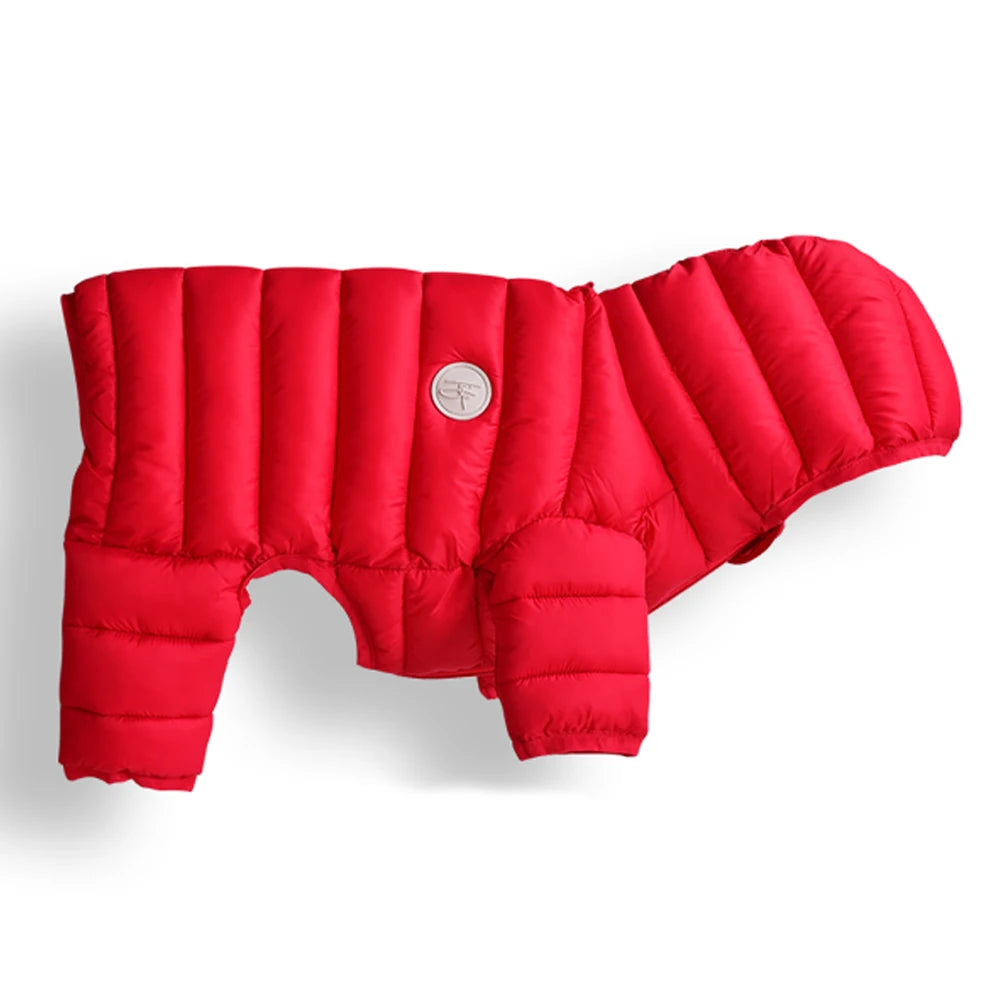 Dog Winter Jumpsuit – Padded Cotton Coat | PuppyPaw™