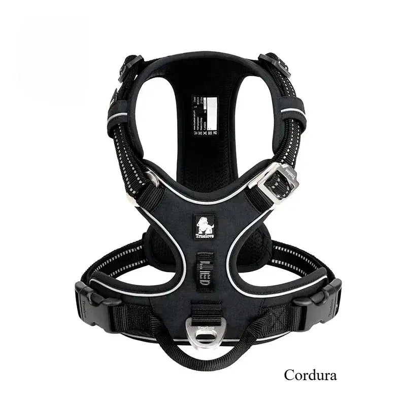 No-Pull Reflective Dog Harness – Back Handle | PuppyPaw™