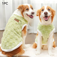 Flannel Dog Coat – Cotton Fleece Pullover | PuppyPaw™