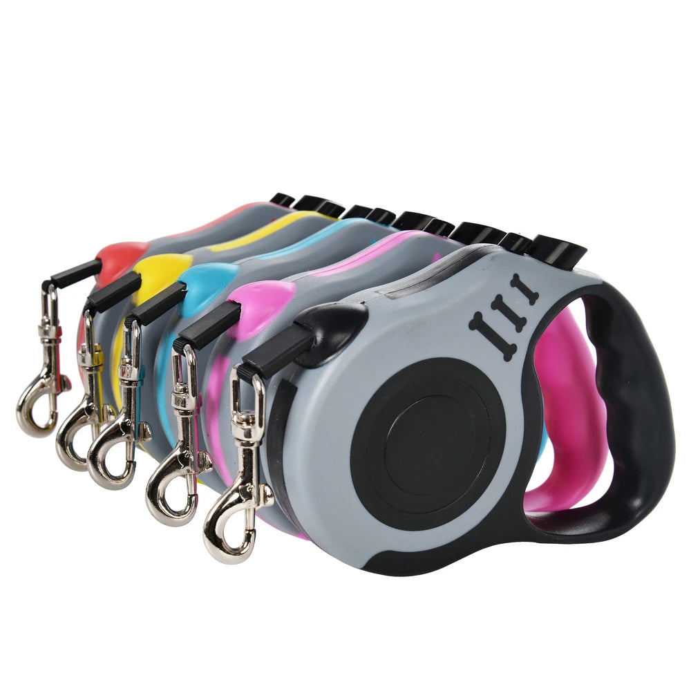 Retractable Nylon Dog & Cat Leash – 3M & 5M | PuppyPaw™