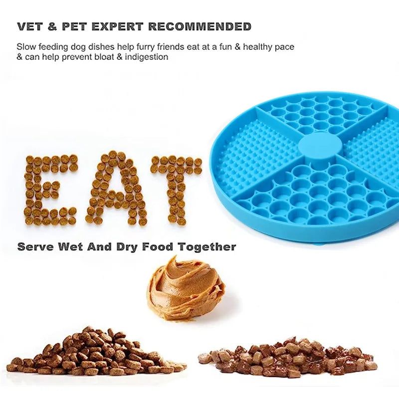 Silicone Lick Mat – Slow Feeder Suction Cup | PuppyPaw™