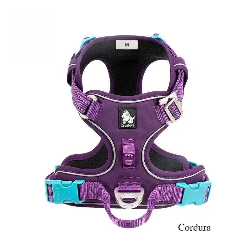 No-Pull Reflective Dog Harness – Back Handle | PuppyPaw™