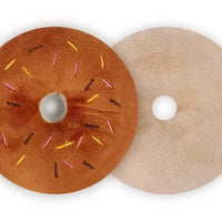 Plush Donut Dog Toy – Soft Squeaky Comfort | PuppyPaw™