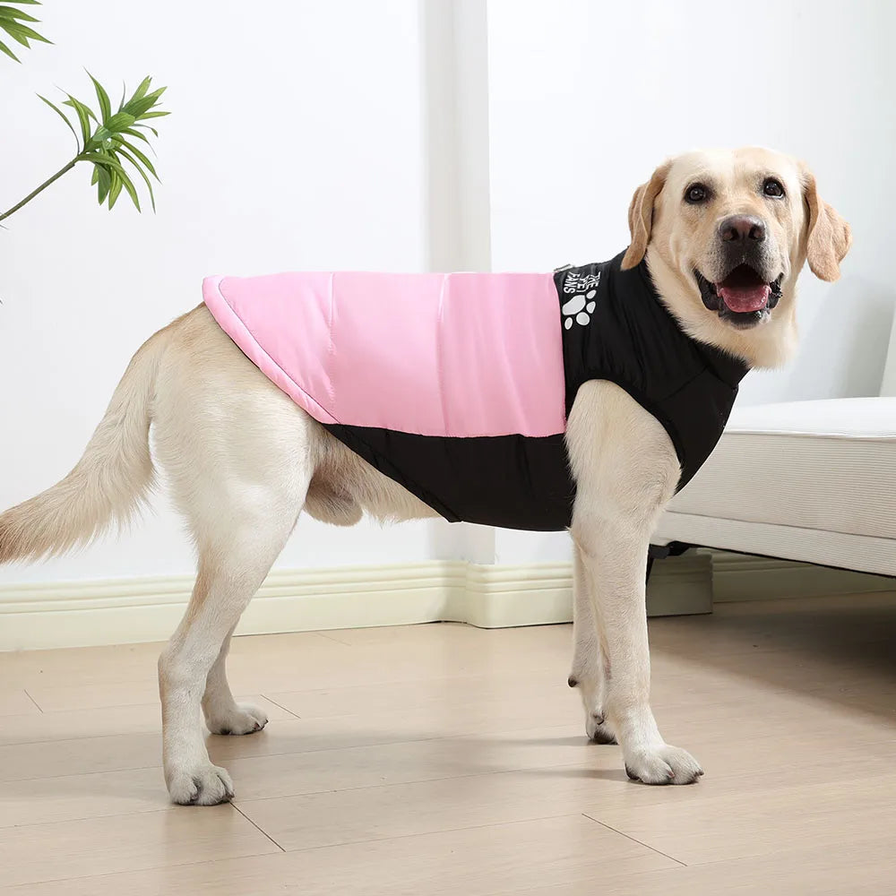 Windproof Waterproof Dog Jacket – Reflective | PuppyPaw™