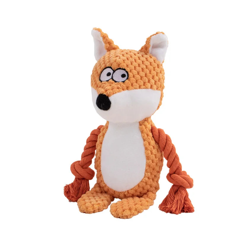 Small Dog Squeaky Plush Toy – Bite Resistant | PuppyPaw™