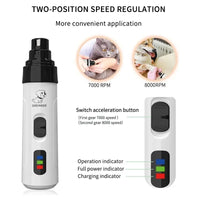 Electric Pet Nail Grinder – Diamond Bit Replaceable | PuppyPaw™