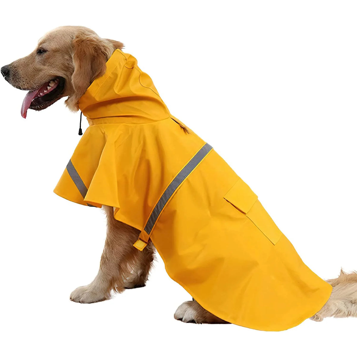 Dog Hooded Raincoat – Cape Style Reflective | PuppyPaw™