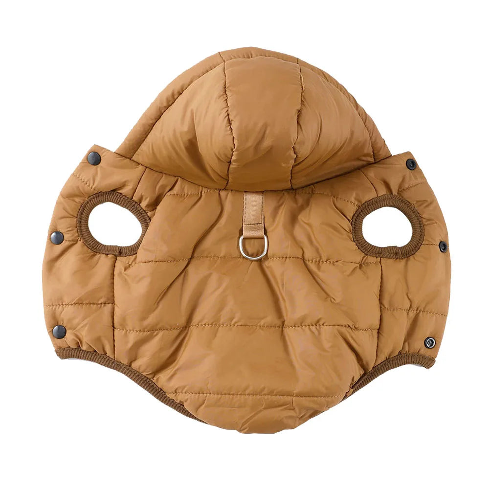 Waterproof Fleece Dog Coat – Hooded & Lined | PuppyPaw™