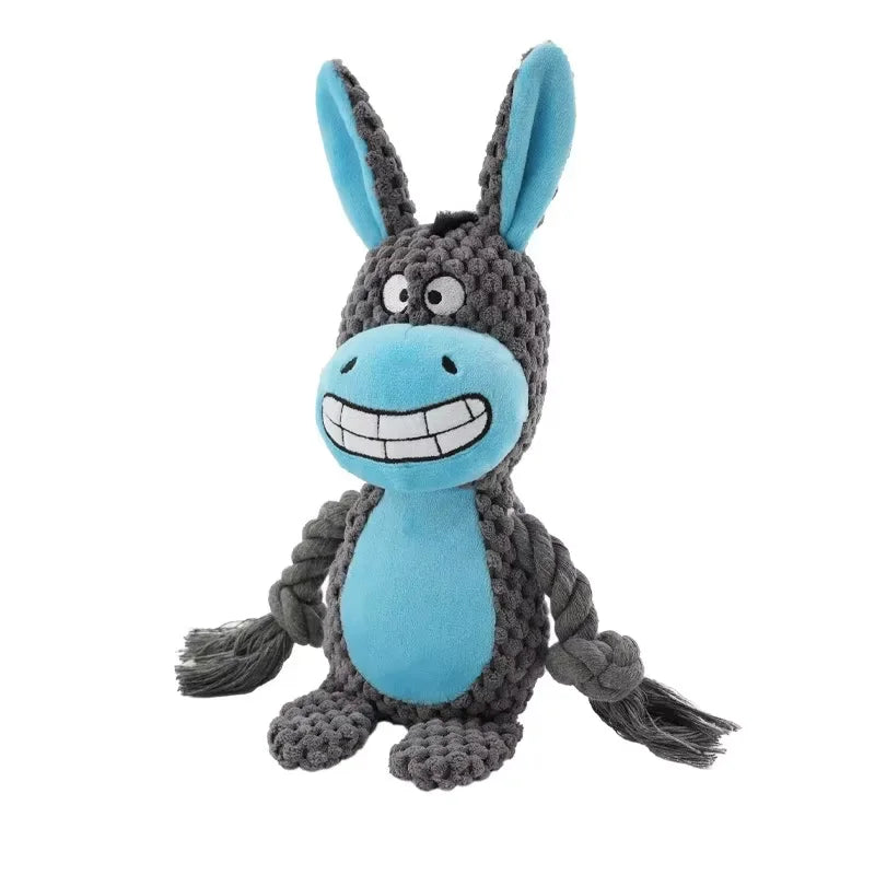Small Dog Squeaky Plush Toy – Bite Resistant | PuppyPaw™