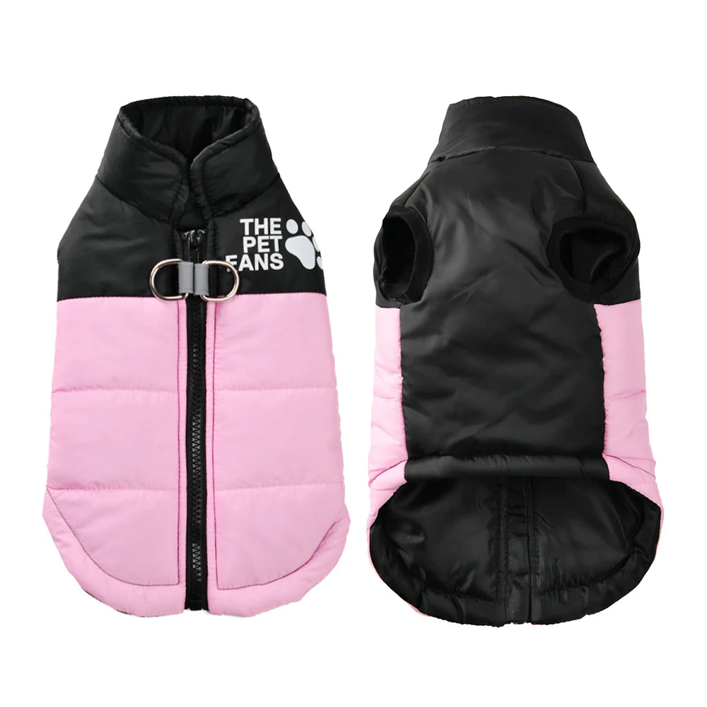 Windproof Waterproof Dog Jacket – Reflective | PuppyPaw™