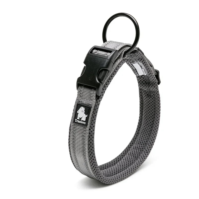 Reflective Dog Collar – Soft Mesh Padded | PuppyPaw™