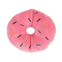 Plush Donut Dog Toy – Soft Squeaky Comfort | PuppyPaw™