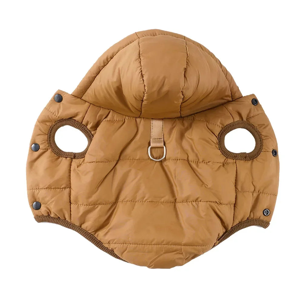 Waterproof Fleece Dog Coat – Hooded & Lined | PuppyPaw™