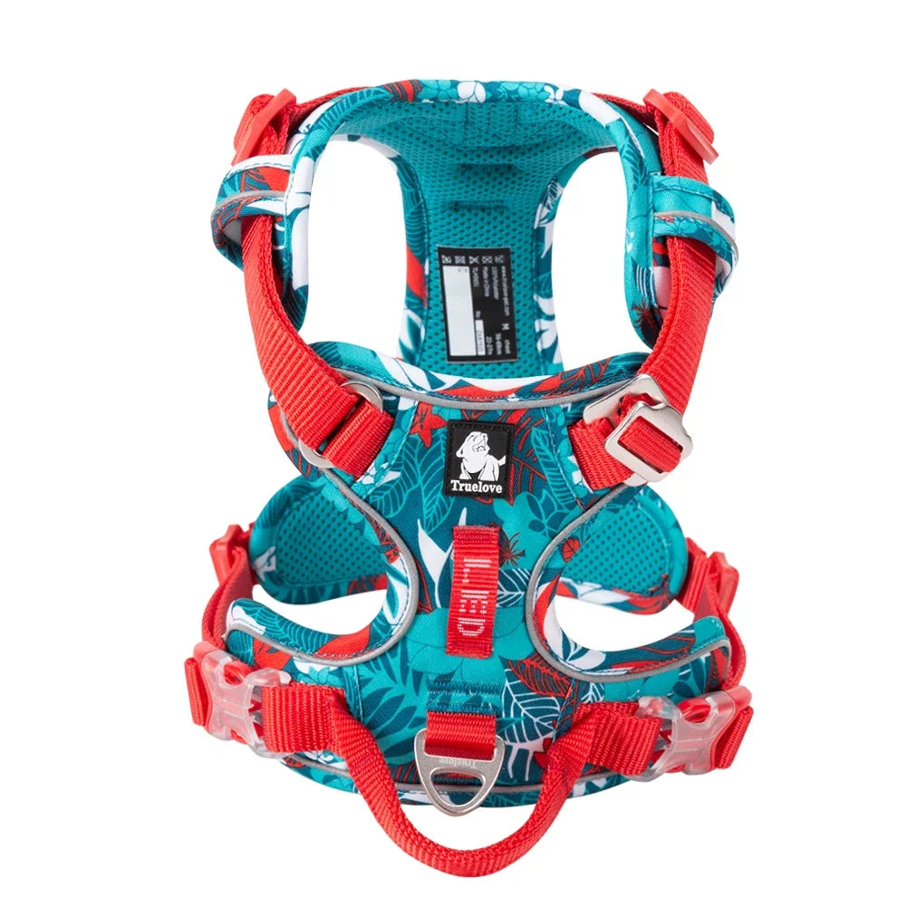 No-Pull Reflective Dog Harness – Back Handle | PuppyPaw™