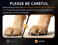 Pet Nail Grinder – 6-Speed Quiet Rechargeable | PuppyPaw™