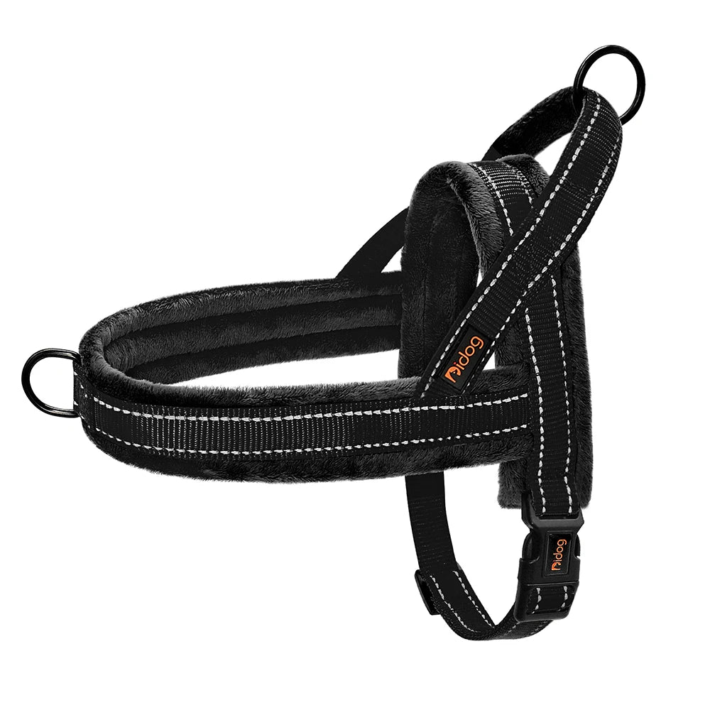 Padded Dog Harness Vest – Reflective Winter Warm | PuppyPaw™