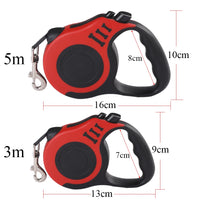Retractable Nylon Dog & Cat Leash – 3M & 5M | PuppyPaw™